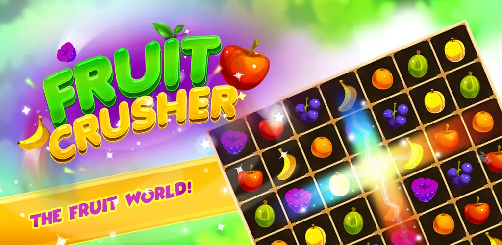 Game UI artwork: fruit crusher